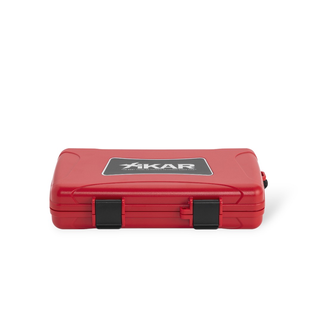 Xikar Tavel Case Red - 5 Ct-Photoroom